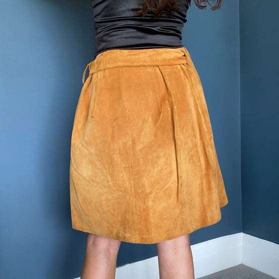 Vintage brown Unbranded Wrap Skirt - womens medium