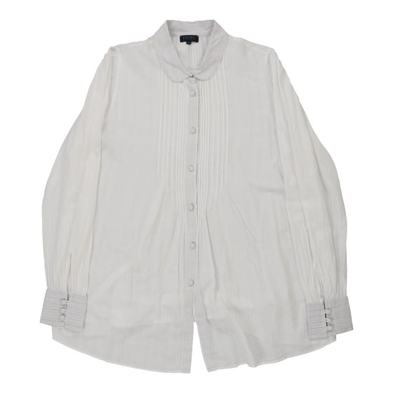 Escada Shirt - Large White Cotton