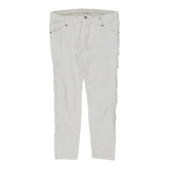 Ermanno Scervino Jeans - 32W UK 10 White Cotton