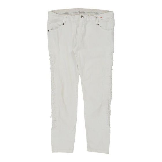 Ermanno Scervino Jeans - 32W UK 10 White Cotton