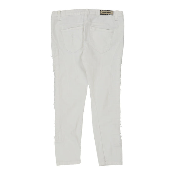 Ermanno Scervino Jeans - 32W UK 10 White Cotton