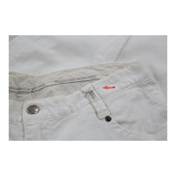 Ermanno Scervino Jeans - 32W UK 10 White Cotton