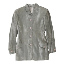  Gianni Versace Blazer - Small Silver Viscose