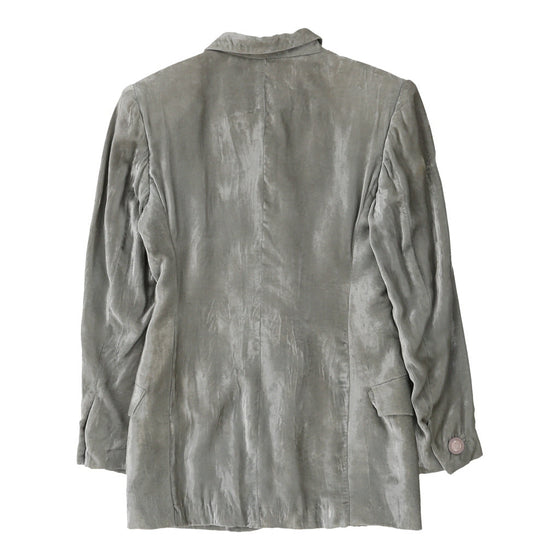 Gianni Versace Blazer - Small Silver Viscose