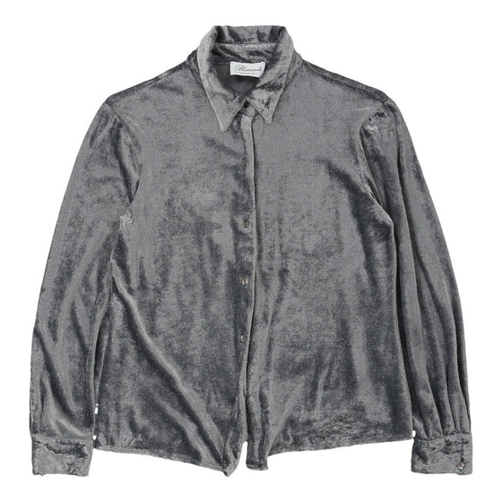 Blumarine Shirt - Small Silver Nylon