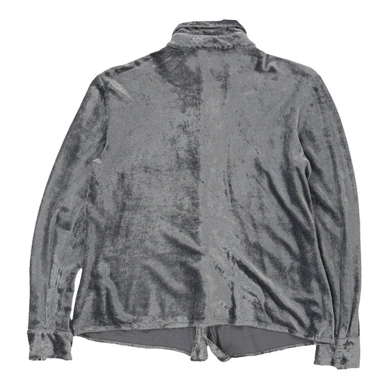 Blumarine Shirt - Small Silver Nylon