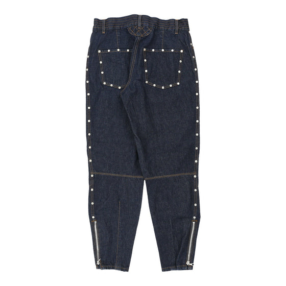 Dries Van Noten Studded Jeans - 33W UK 16 Blue Cotton