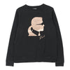 Karl Lagerfeld Graphic Sweatshirt - XS Black Cotton