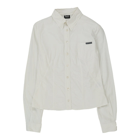 Dolce & Gabbana Shirt - Medium White Cotton