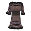 Missoni Sheer Jumper Dress - Small Black Cotton Blend