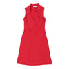 Moschino Jeans Midi Dress - Small Red Cotton