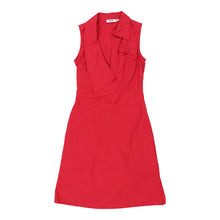  Moschino Jeans Midi Dress - Small Red Cotton