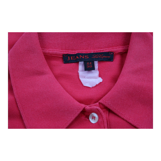 Les Copains Polo Shirt - XL Pink Cotton