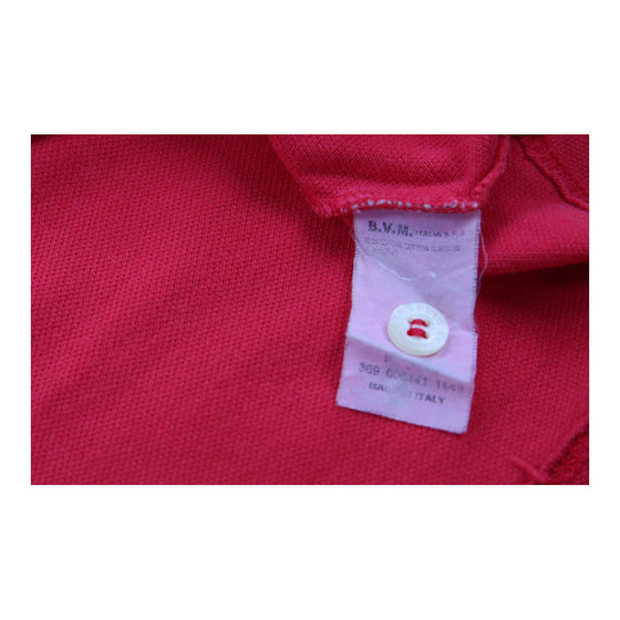 Les Copains Polo Shirt - XL Pink Cotton