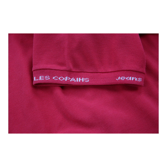 Les Copains Polo Shirt - XL Pink Cotton