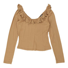  Dolce & Gabbana Long Sleeve Top - Medium Beige Viscose