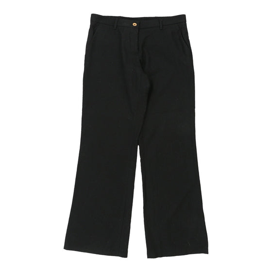 Miu Miu Trousers - 32W UK 10 Black Virgin Wool