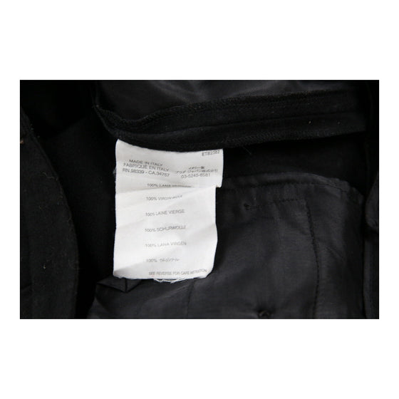 Miu Miu Trousers - 32W UK 10 Black Virgin Wool