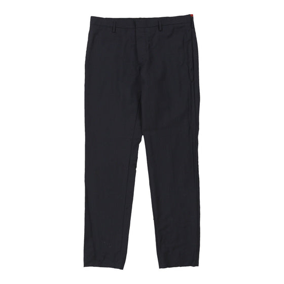 Prada Trousers - 33W UK 14 Navy Wool