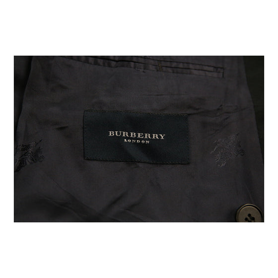 Vintage black Burberry London Blazer - mens medium