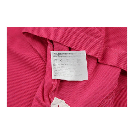 Vintage pink Hugo Boss Polo Shirt - mens large