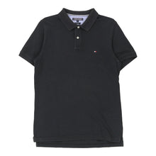  Vintage black Tommy Hilfiger Polo Shirt - mens large