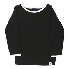  Ralph Lauren Long Sleeve T-Shirt - Medium Black Cotton