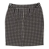 Yves Saint Laurent Polka Dot Skirt - 32W 21L Black Cotton