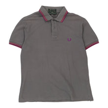  Vintage grey Fred Perry Polo Shirt - mens small