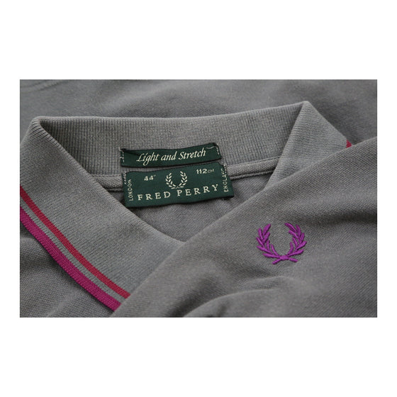 Vintage grey Fred Perry Polo Shirt - mens small