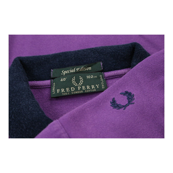 Vintage purple Fred Perry Polo Shirt - mens small