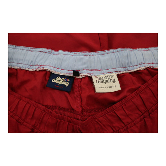 Vintage red Best Company Sport Shorts - mens medium