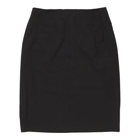 Gianfranco Ferre Midi Pencil Skirt - 32W UK 12 Black Cotton