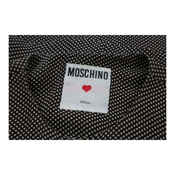 Moschino Polka Dot Blouse - Medium Brown Viscose Blend