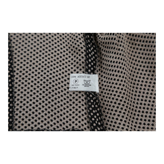 Moschino Polka Dot Blouse - Medium Brown Viscose Blend