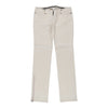 Costume National Jeans - 34W UK 10 Cream Cotton