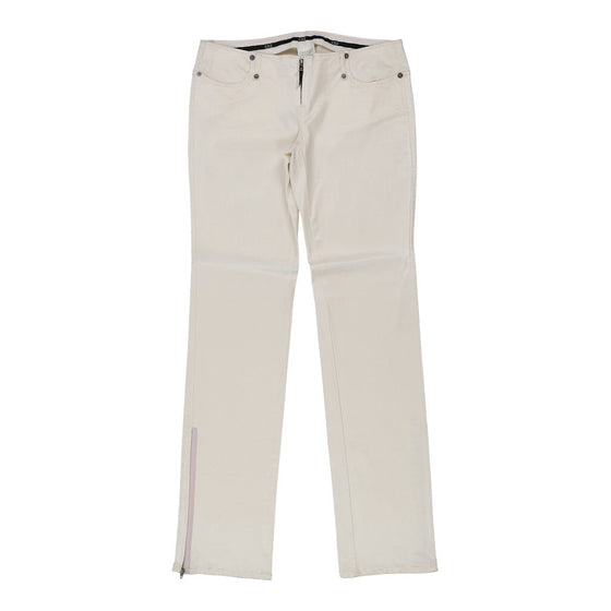 Costume National Jeans - 34W UK 10 Cream Cotton