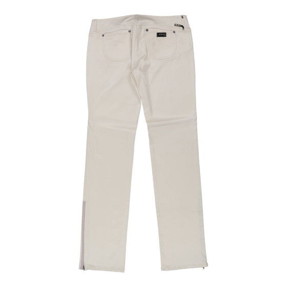 Costume National Jeans - 34W UK 10 Cream Cotton