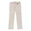 Costume National Jeans - 34W UK 10 Cream Cotton