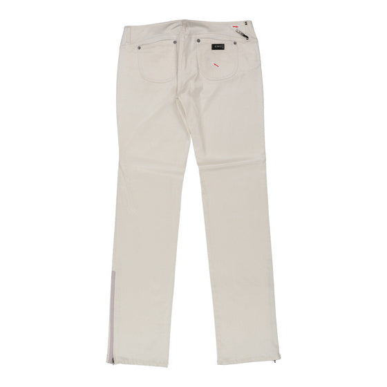 Costume National Jeans - 34W UK 10 Cream Cotton