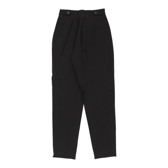 Escada Trousers - 26W UK 6 Black Cotton