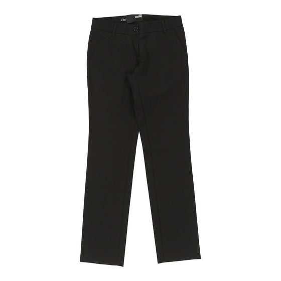 Love Moschino Trousers - 28W UK 8 Black Cotton