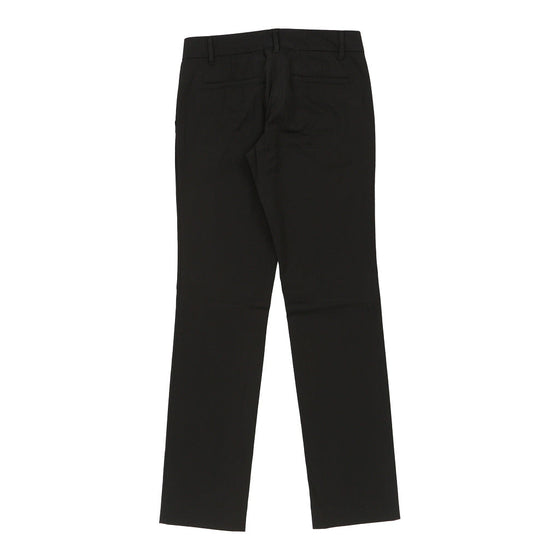 Love Moschino Trousers - 28W UK 8 Black Cotton