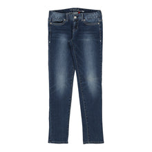  Guess Skinny Jeans - 33W UK 12 Blue Cotton