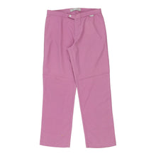  Versace Jeans Couture Trousers - 32W UK 12 Pink Nylon Blend