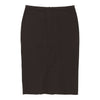 Armani Midi Pencil Skirt - 28W UK 8 Black Polyester