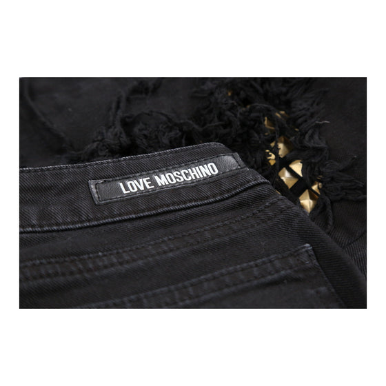 Love Moschino Skinny Jeans - 30W UK 8 Black Cotton Blend