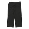 Armani Trousers - 37W UK 20 Black Cotton