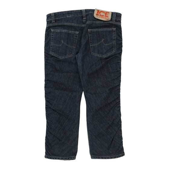 Iceberg Jeans - 37W UK 16 Blue Cotton