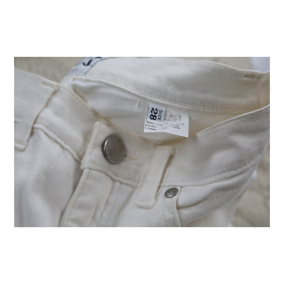 Cavalli Jeans - 26W UK 6 White Cotton